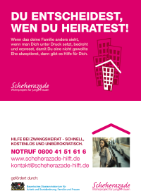 Flyer DinA6: Vorder- und Rückseite